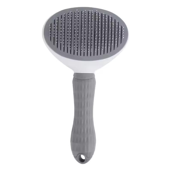 Self-Cleaning Pet Deshedding Brush — Painless Grooming for Dogs & Cats